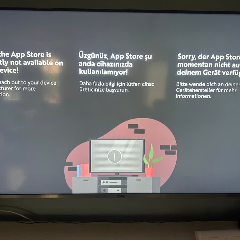 Vestel Blue TV Ve App Store Açılmıyor