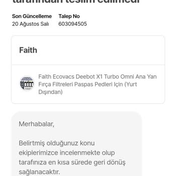 Hepsiburada Teslim Edilmeyen Kargo