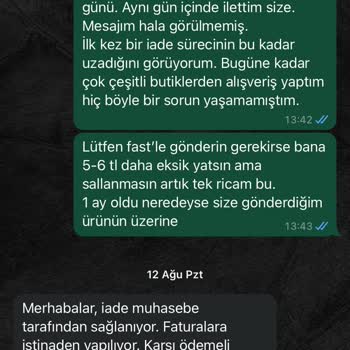 Pelish.co İade Ücreti Göndermiyor!