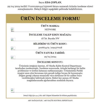 Network/ Beymen/Aymarka Pantolon Renk Değişimi Nedeniyle İade Sorunu