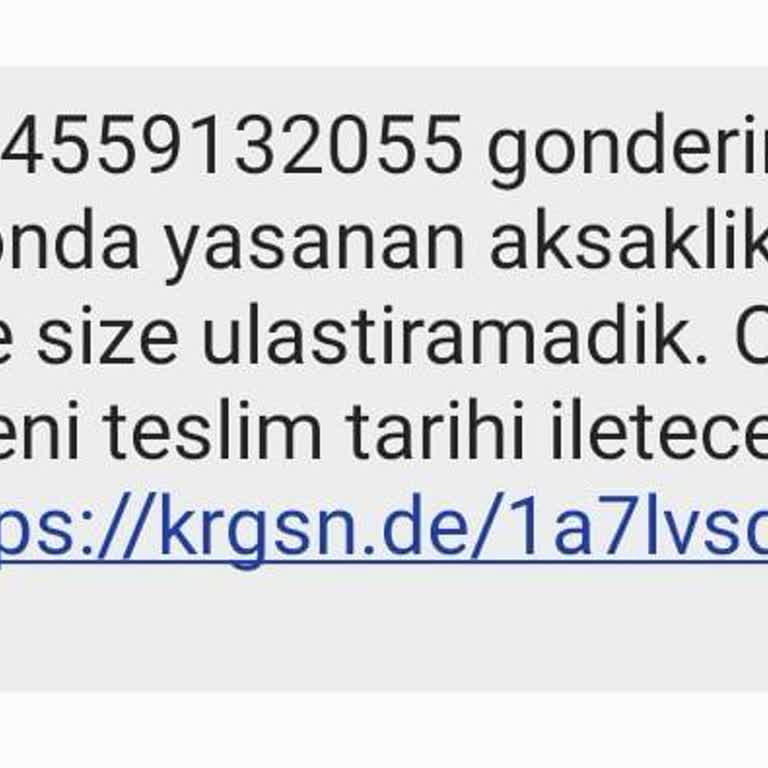 Kargomsende Kargo Teslimat Sorunu