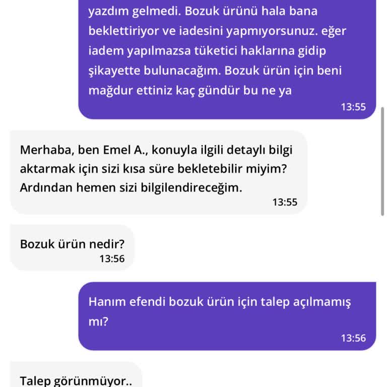 Getir Destek Talepleri Umursamıyor!
