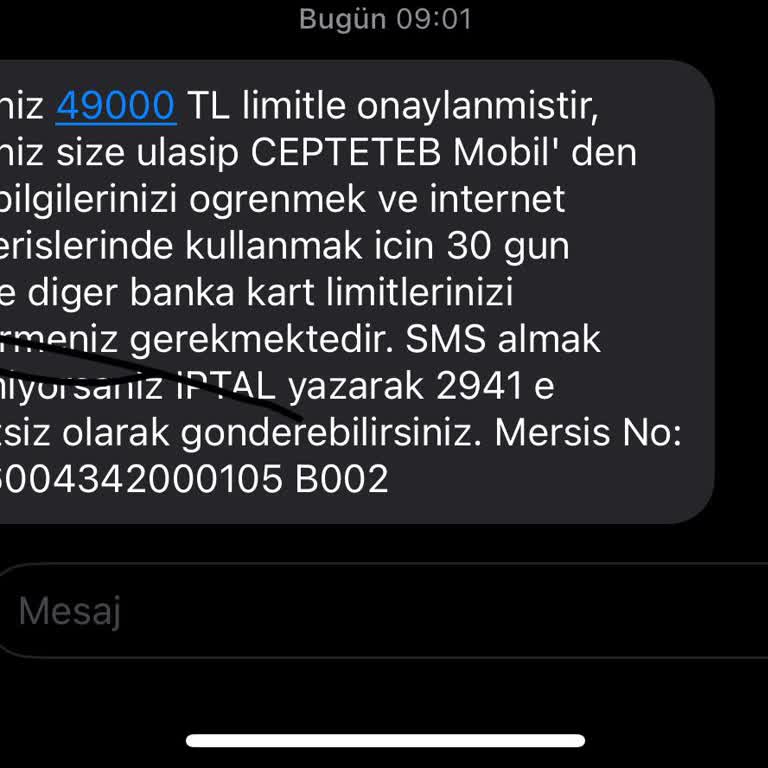 TEB Kart Talebi Şikayet