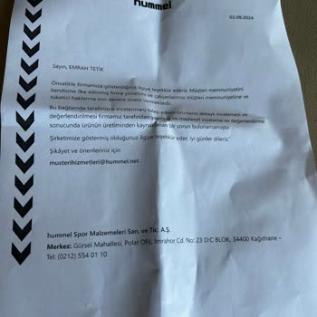 Hummel Garantili Ürün Fiyaskosu