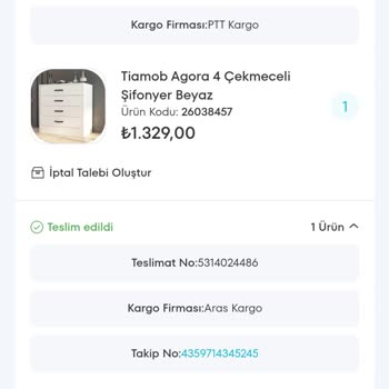 A101 İnternet Sitesi Parayı Alıyor Urunu Yollamıyor.