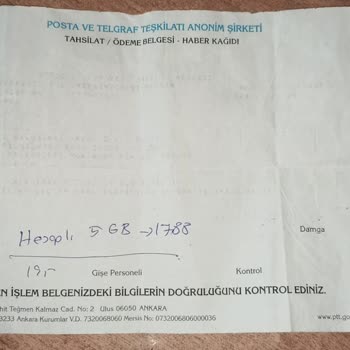 PTT Kargo PTT Cell Paket Yükleme İşlemi