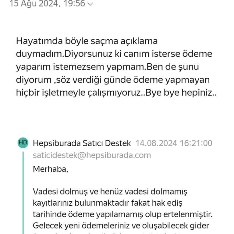 Hepsiburada Batıyor Mu? Paramızı Ödemiyor