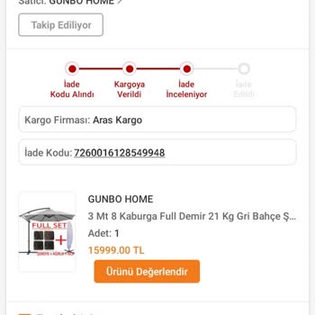 Trendyol Ürün İade Sorunu