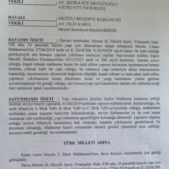 Mezitli Belediyesi Mezitli'de Ruhsatsız İnşaatın Devam Etmesi Ve Belediye Sessizliği