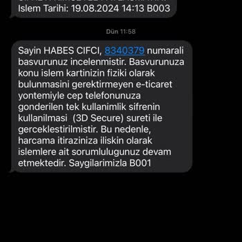 VizyonPos Tarafıma Ait Olmayan Kesintisi