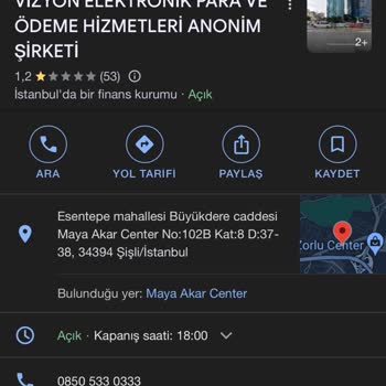 VizyonPos Tarafıma Ait Olmayan Kesintisi