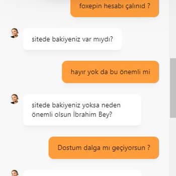 Foxepin.com Foxepin Canlı Destek Problemi