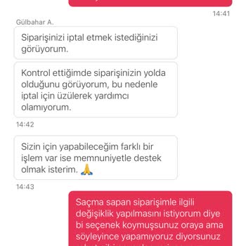 Yemek Sepeti Sipariş Değişikliği Ve İptali Ayrıca Yaşan Bilgi Verme