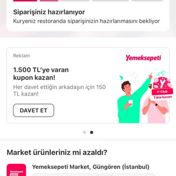 Yemek Sepeti Sipariş Değişikliği Ve İptali Ayrıca Yaşan Bilgi Verme