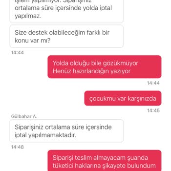 Yemek Sepeti Sipariş Değişikliği Ve İptali Ayrıca Yaşan Bilgi Verme