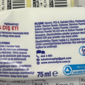 Sensodyne Alerjik Reaksiyona Sebep Oldu