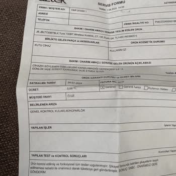 JBL 720 Bt İade Teknik Servis Süreci Tüketici Hakları'na Başvuracağım