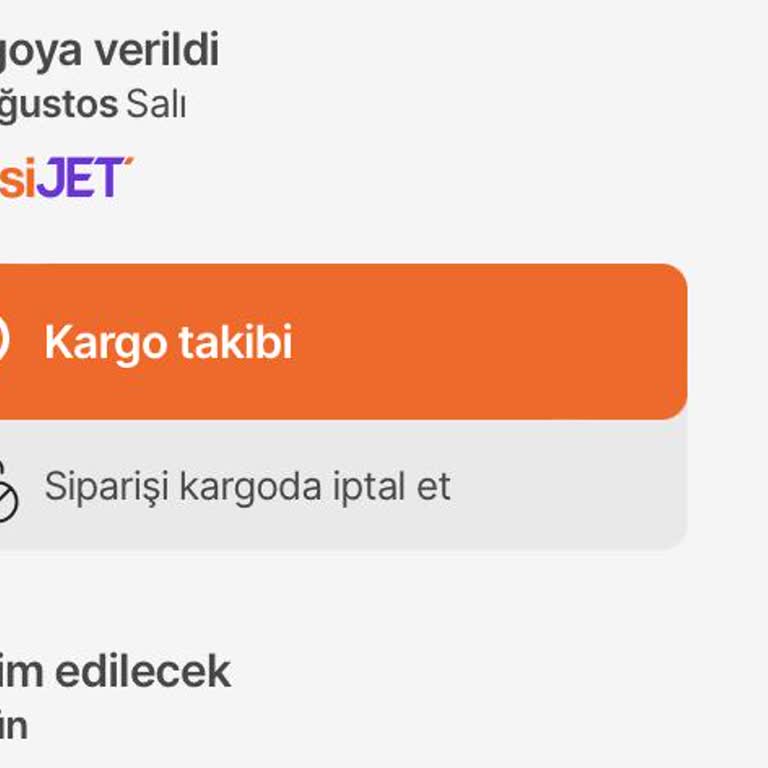 hepsiJET Kargom Teslim Edilmiyor