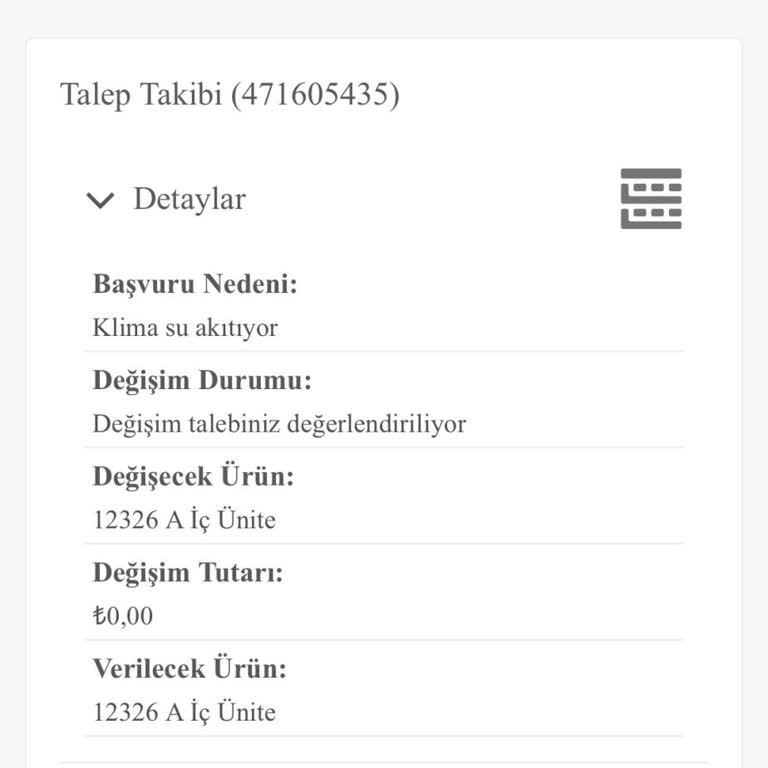Yeni Takılan Klima İç Ünitesi Su Akıtıyor ve Değişim Bekleniyor