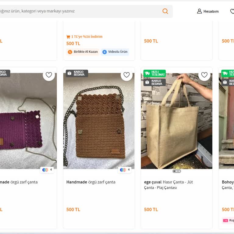 Trendyol Web Sitesi Cinsiyet Yanlışı Ve Ürün Filtreleme Sorunu