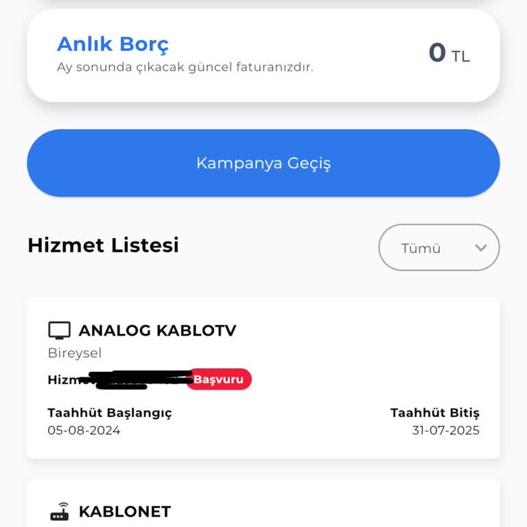 Kablo Net Kurulum İçin Gelmiyor.