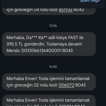 Tosla Hesaba Param Gelmiyor