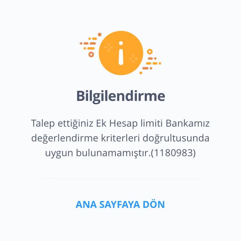 İş Bankası Ek Hesap Sorunu