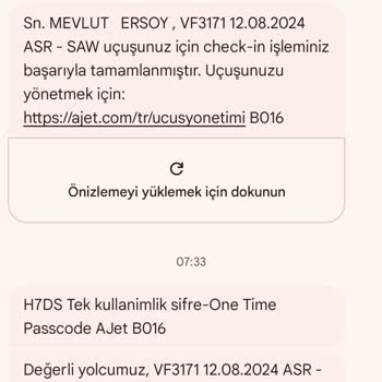 Ajet'in Hatası Yüzünden Uçağımı Kaçırdım Ve Maddi Zarara Uğradım