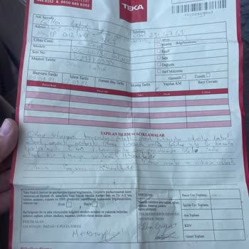 Teka Ataşehir Servisi Eksik İşlemi