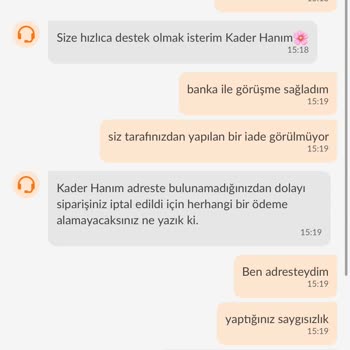 Trendyol Yemek Engelli Kardeşim İçin Verilen Siparişin İptali Ve İade Sorunu