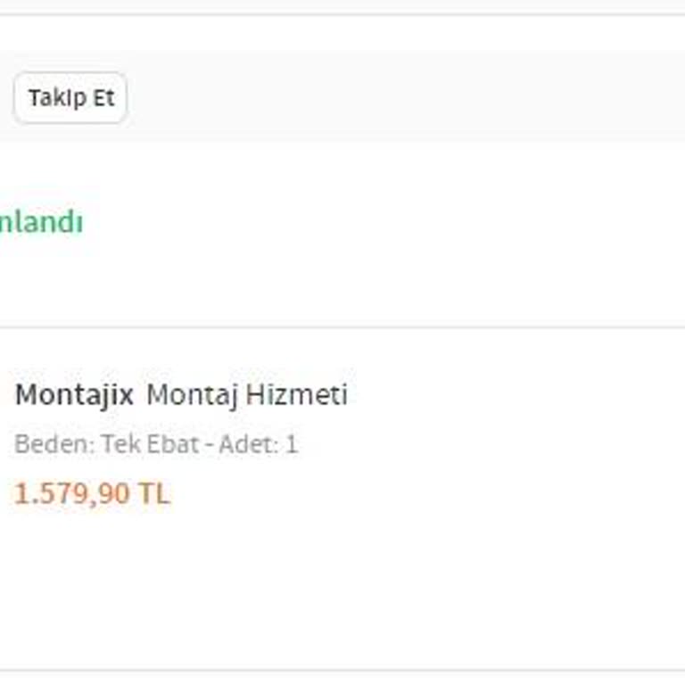 Trendyol Montaj Hizmeti Sorunu Ve İade Talebi!