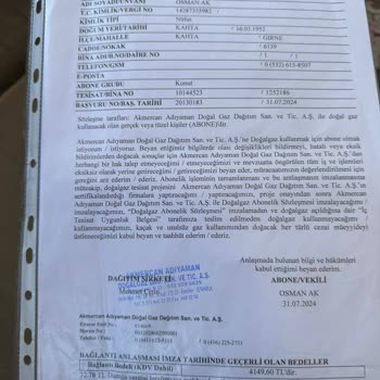 Akmercan Adıyaman Doğalgaz Firması Bizi Mağdur Ediyor