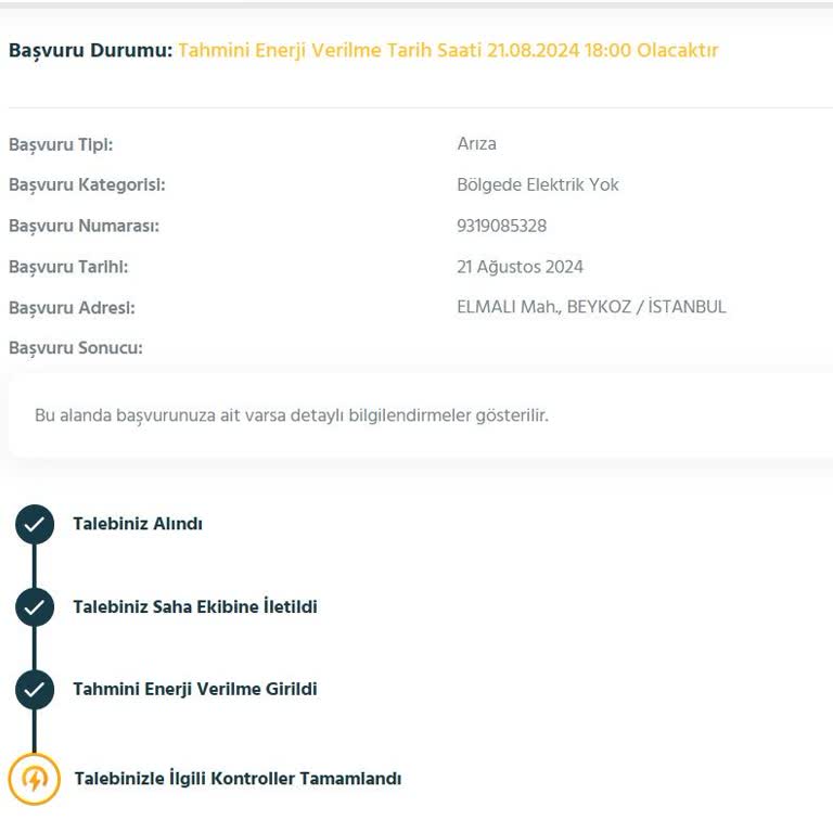 AYEDAŞ Plansız Ve Tüm Gün Elektrik Kesintisi