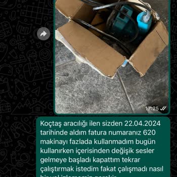 Koçtaş'tan Aldığım Zımpara Makinesi 1 Ayda Bozuldu