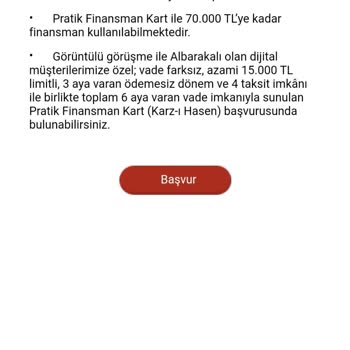 Albaraka Pratik Finansman Kart Hayal Kırıklığı