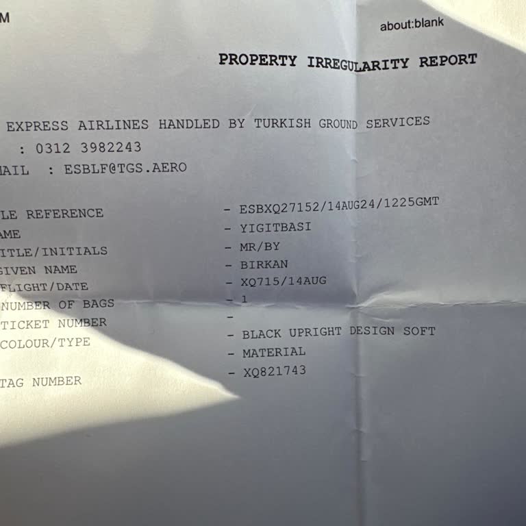 Sunexpress Flight Delay and Baggage Issue on Munich-Ankara Route