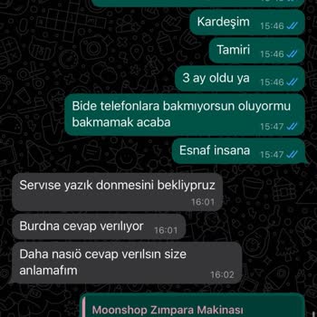 Moonshop Ürünümün Yenisini İstiyorum Gönderin