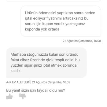 Hepsiburada Ödediğim Ürünün Gönderilmemesi