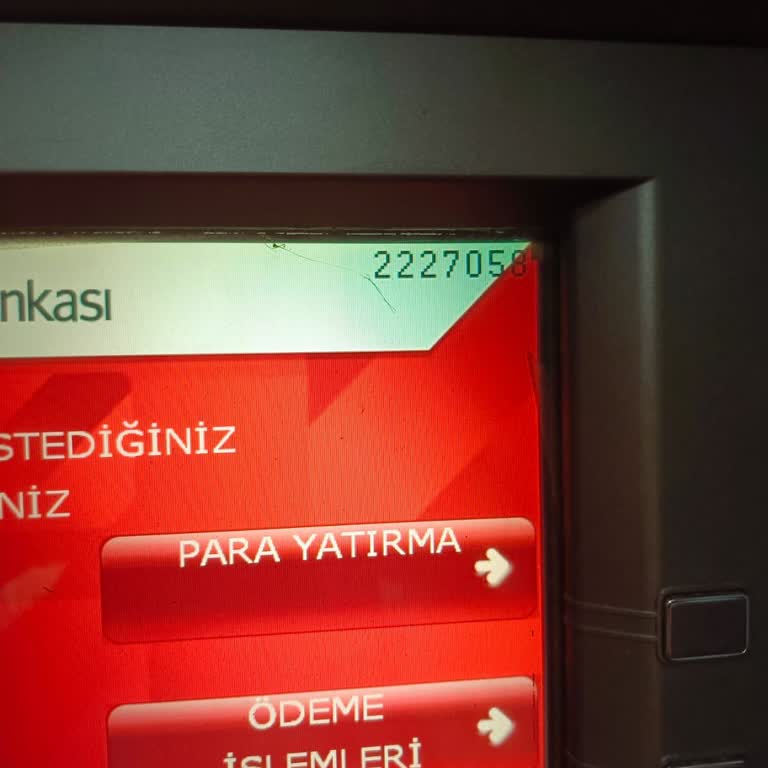 Ziraat Bankası ATM İşlemleri Para Sıkışması!