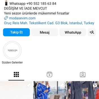 Moda Sevim Fashion Store Instagram'da Alışveriş Sorunu