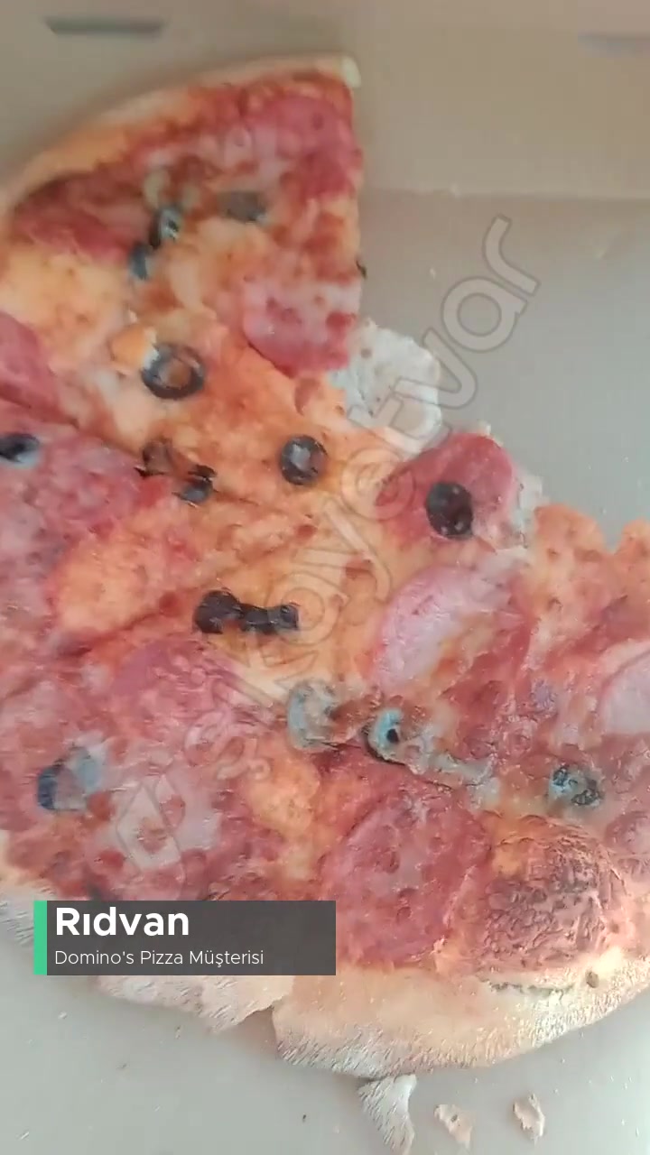 Domino's Pizza Önceden Yapılmış Ve Isıtılıp Gönderildi videonun kapak resmi