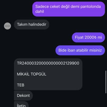 Melodii.moda (Instagram) Instagram'da Yapılan Alışverişte Karşılaşılan Sorun