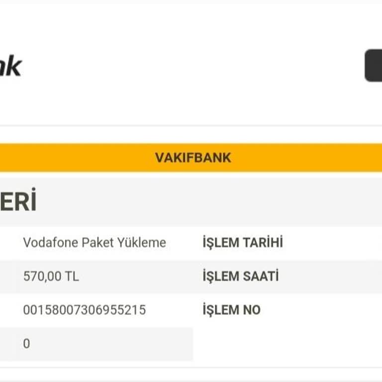 Vodafone Destek Paketi Ödemesi Sorunu Ve İade Talebi