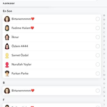 Benim Snapchat Hesabımda Bir Arkadaşımın İsmi İki Kere Yazıyor A