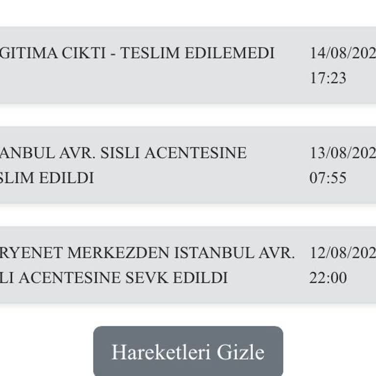 Kuryenet Kargomu Teslim Etmiyor