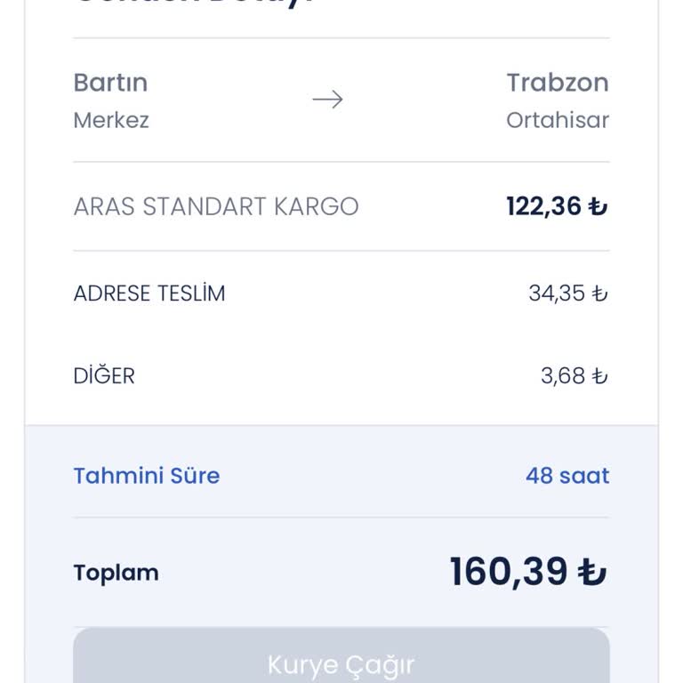 Aras Kargo Yüksek Fiyat Aşırı Hem De