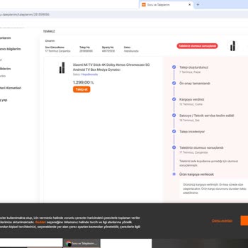 Hepsiburada Satıcısı Ve Teknik Destek Problemi