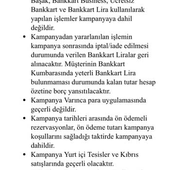 Tatil Sepeti Bankkart Lira Kampanyası Mağduriyeti