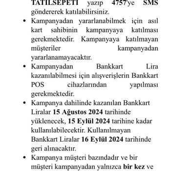 Tatil Sepeti Bankkart Lira Kampanyası Mağduriyeti
