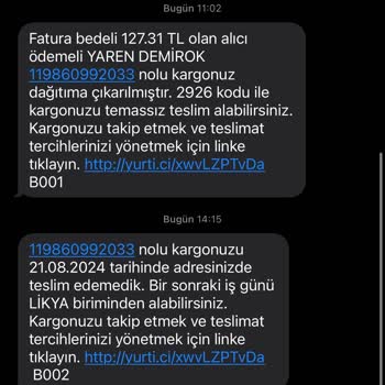 Barbarian Woman İade Ettiğim Ürünün İade Olmayışı